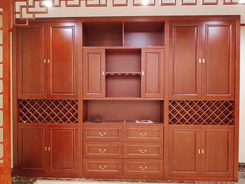 凉山中式家居装修之中式酒柜装修效果图