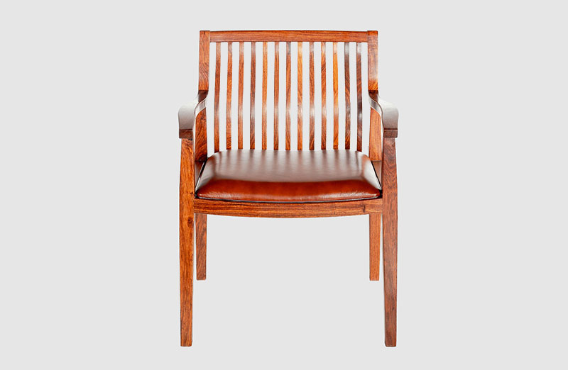 凉山中式实木大方椅家具效果图